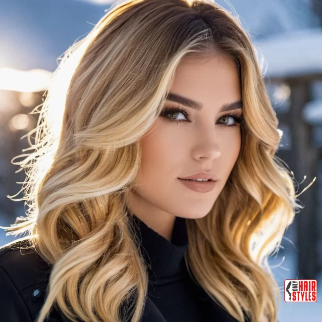 Golden Honey Balayage | Winter Blonde Hairstyles: 20 Chic Ways To Flaunt This Hair Color