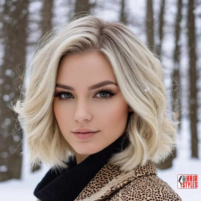 Rooted Ash Blonde Lob | Winter Blonde Hairstyles: 20 Chic Ways To Flaunt This Hair Color