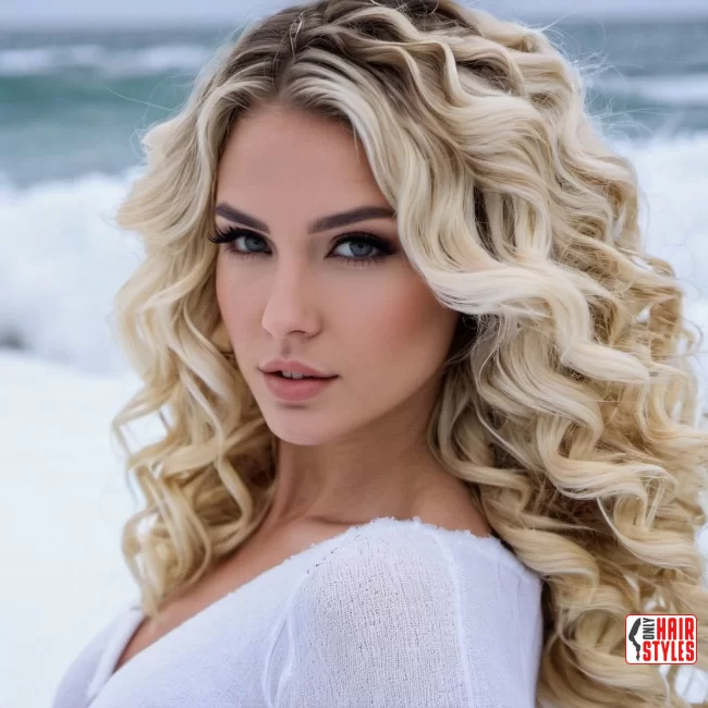 Messy Beach Waves | Winter Blonde Hairstyles: 20 Chic Ways To Flaunt This Hair Color