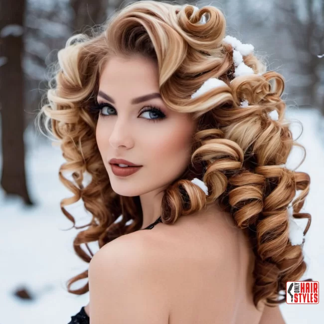 Cinnamon Swirl Curls | Winter Blonde Hairstyles: 20 Chic Ways To Flaunt This Hair Color
