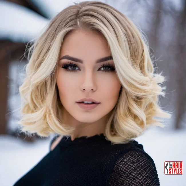 Champagne Blonde Bob | Winter Blonde Hairstyles: 20 Chic Ways To Flaunt This Hair Color