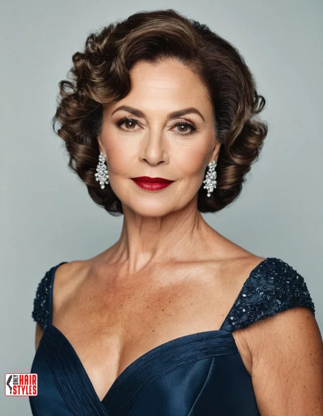 5. Side-Swept Curls | 10 Gorgeous Mother Of The Bride Hairstyles For A Special Day
