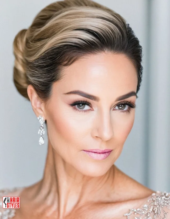 6. Sleek French Twist | 10 Gorgeous Mother Of The Bride Hairstyles For A Special Day