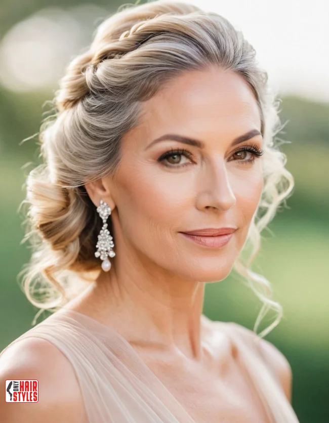 3. Half-Up, Half-Down Twist | 10 Gorgeous Mother Of The Bride Hairstyles For A Special Day
