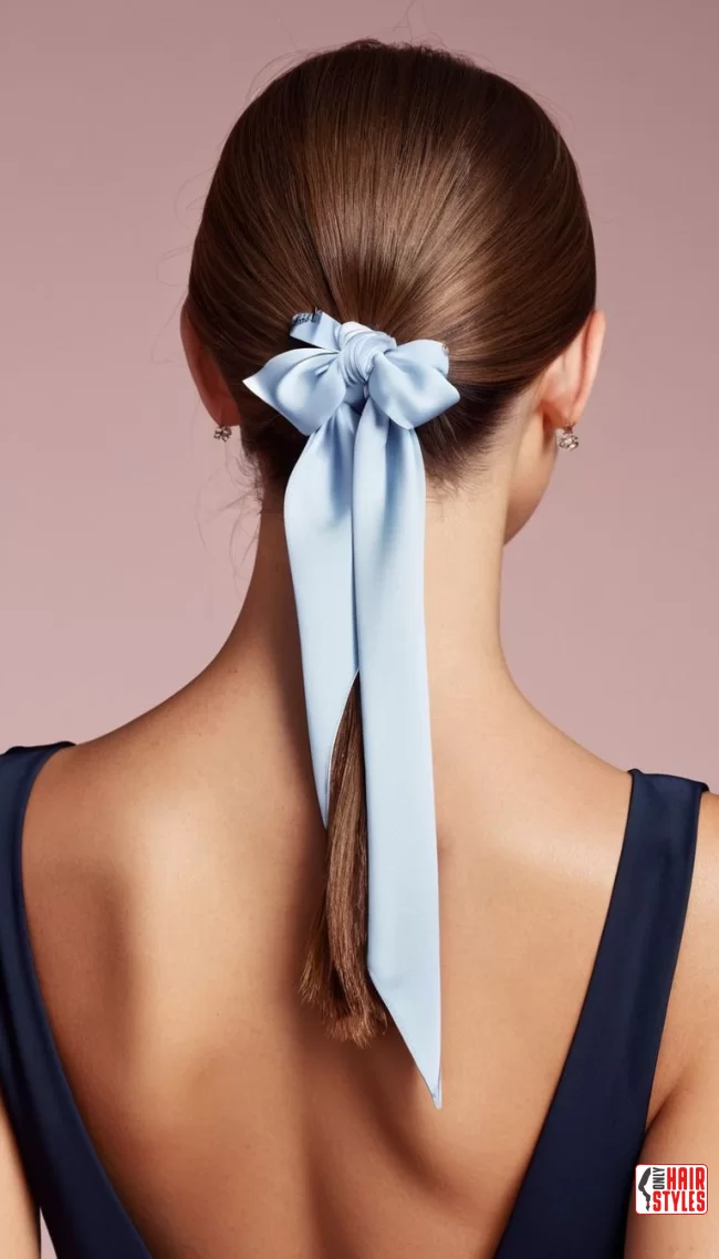 Low Ponytail Wrap | Chic And Trendy: 24 Hairstyle Ideas Using A Scarf