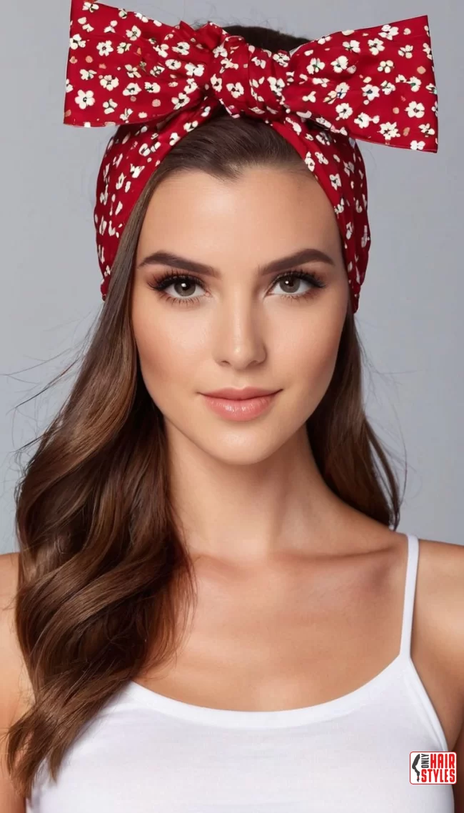 Headwrap Bow | Chic And Trendy: 24 Hairstyle Ideas Using A Scarf