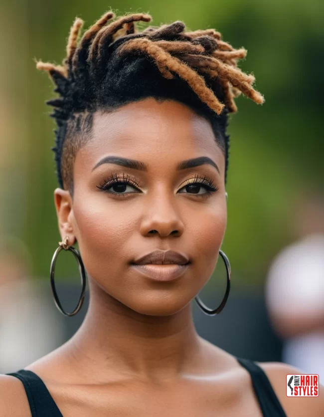 Short Dreadlocks | Short Natural Haircuts For Black Women With Round Faces