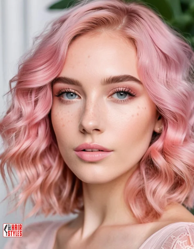 7. Pastel Pink | 10 Hair Colors For Cool Skin Tones, According To Stylists