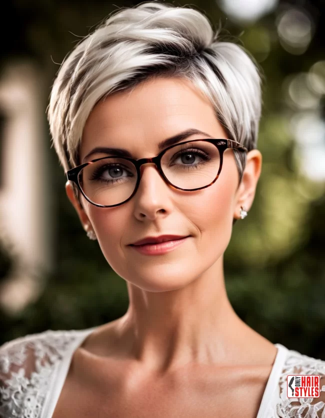 Classic Pixie Cut | Short Hairstyles For Women Over 60 With Fine Hair And Glasses