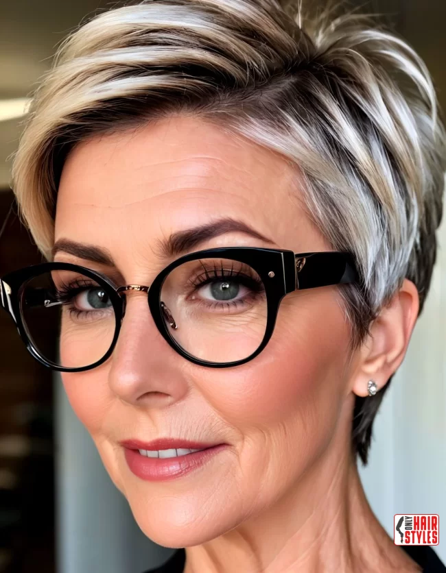 Classic Pixie Cut | Short Hairstyles For Women Over 60 With Fine Hair And Glasses