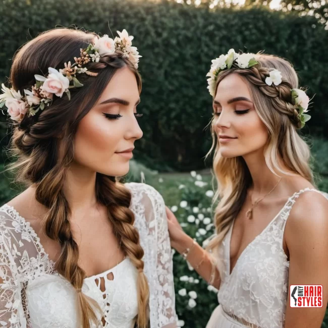 Bohemian Braided Crown | How To: Hairstyles For Wedding Guests: 10 Most Beautiful Variants With Step-By-Step Guide