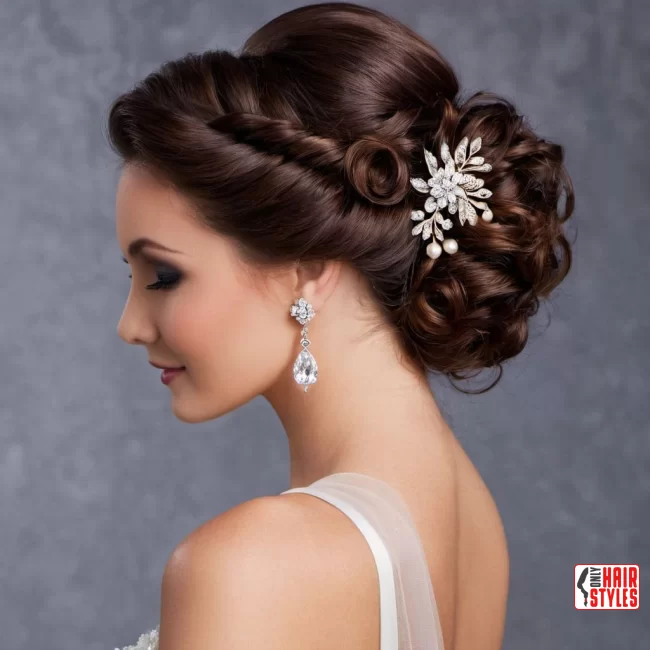 Romantic Updo with Soft Curls | How To: Hairstyles For Wedding Guests: 10 Most Beautiful Variants With Step-By-Step Guide