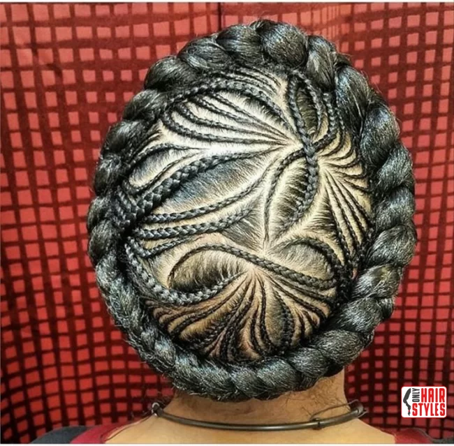 Cornrow Crown | 30 Top Hairstyles For Black Women (Trending For 2024)