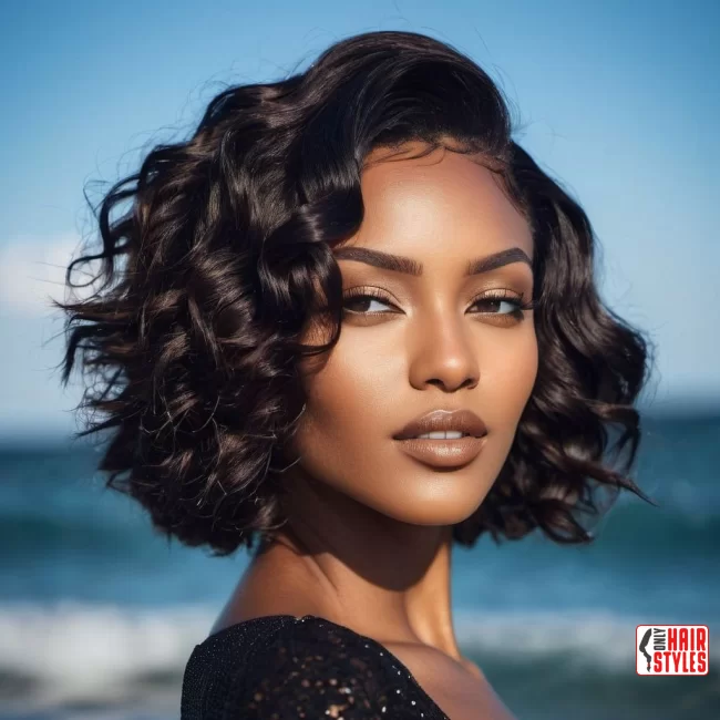 Wavy Bob | 30 Top Hairstyles For Black Women (Trending For 2024)