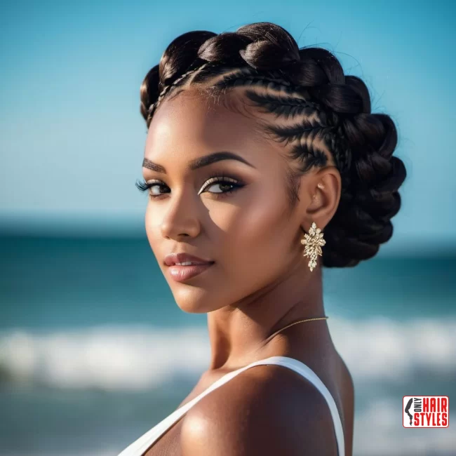 Halo Braid | 30 Top Hairstyles For Black Women (Trending For 2024)