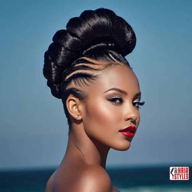 Sculptural Updo | 30 Top Hairstyles For Black Women (Trending For 2024)