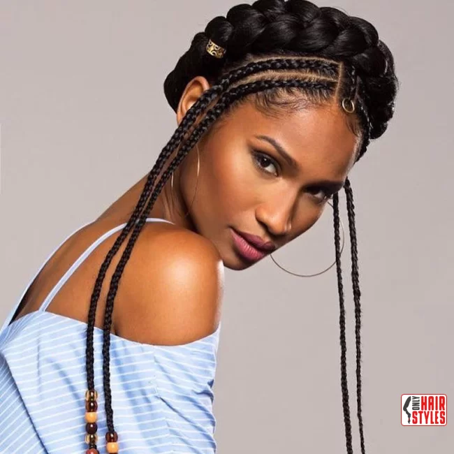 Cornrow Crown | 30 Top Hairstyles For Black Women (Trending For 2024)