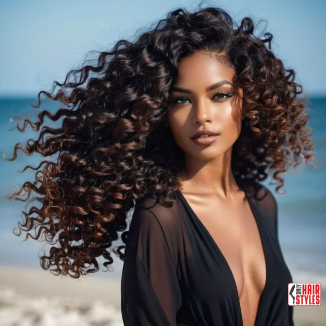Long and Loose Curls | 30 Top Hairstyles For Black Women (Trending For 2024)