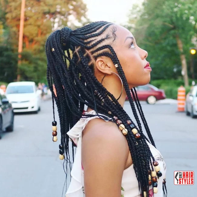 Accessorized Braids | 30 Top Hairstyles For Black Women (Trending For 2024)