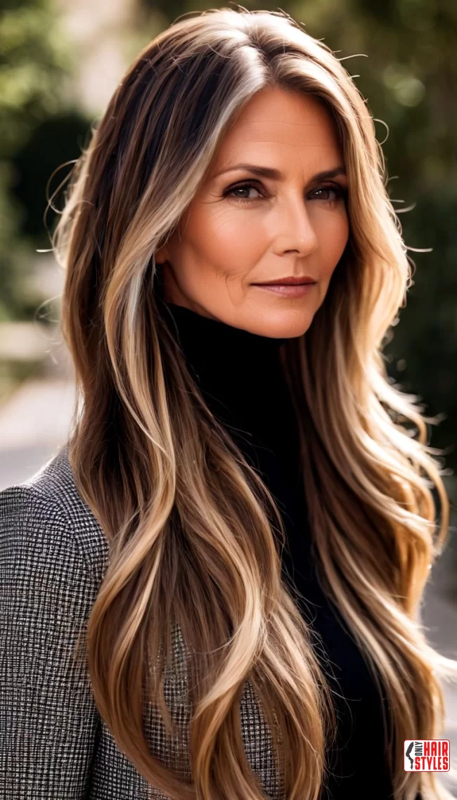Balayage Highlights | 20 Long Hairstyles For Women Over 50