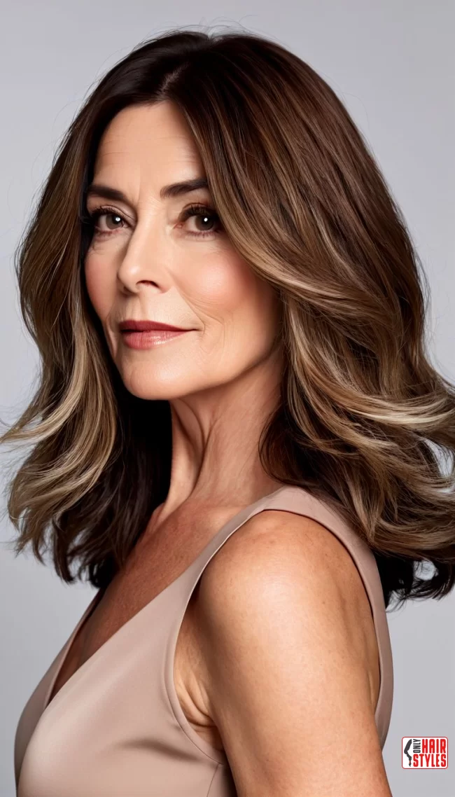 Textured Lob | 20 Long Hairstyles For Women Over 50