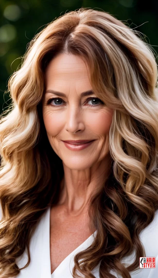 Curls and Volume | 20 Long Hairstyles For Women Over 50