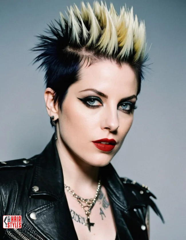 8. Punk Spikes | 8 Classic Grunge Hairstyles That Are Most Popular