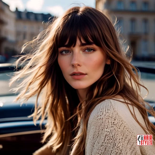 Bohemian Waves and Bangs | Birkin Bangs: Retro Chic Revival Takes The Hair Scene By Storm