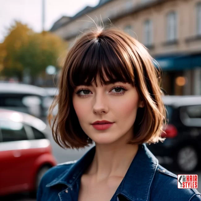 Layered Bob with Birkin Bangs | Birkin Bangs: Retro Chic Revival Takes The Hair Scene By Storm