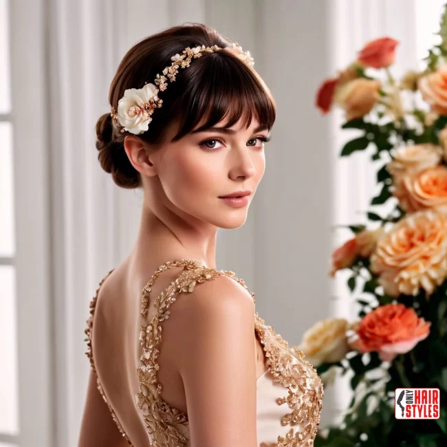 Birkin Bangs with Updo Elegance | Birkin Bangs: Retro Chic Revival Takes The Hair Scene By Storm