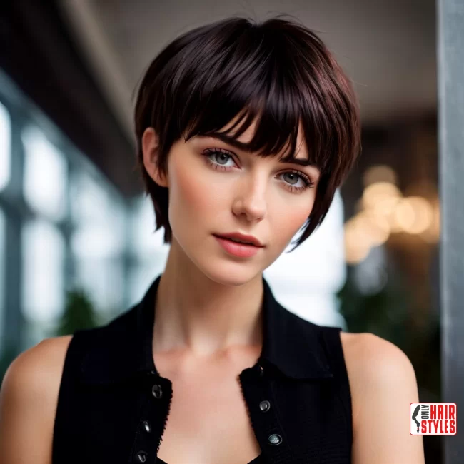 Textured Pixie Cut with Birkin Bangs | Birkin Bangs: Retro Chic Revival Takes The Hair Scene By Storm