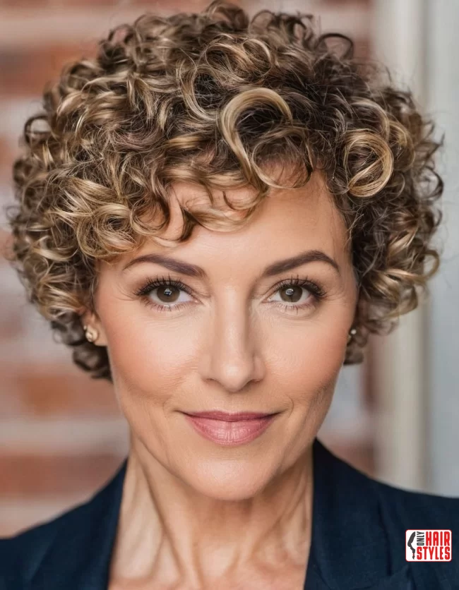 Curly Pixie | Pixie Hairstyles For Women Over 50: Timeless And Trendy Styles