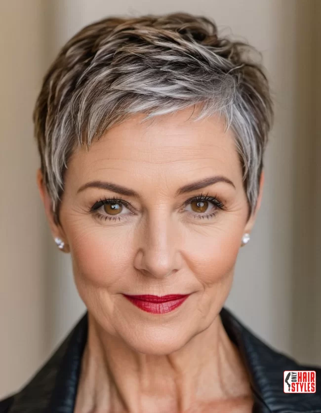 Textured Pixie | Pixie Hairstyles For Women Over 50: Timeless And Trendy Styles