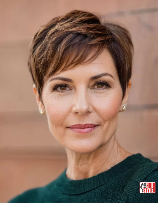 Side-Swept Pixie | Pixie Hairstyles For Women Over 50: Timeless And Trendy Styles