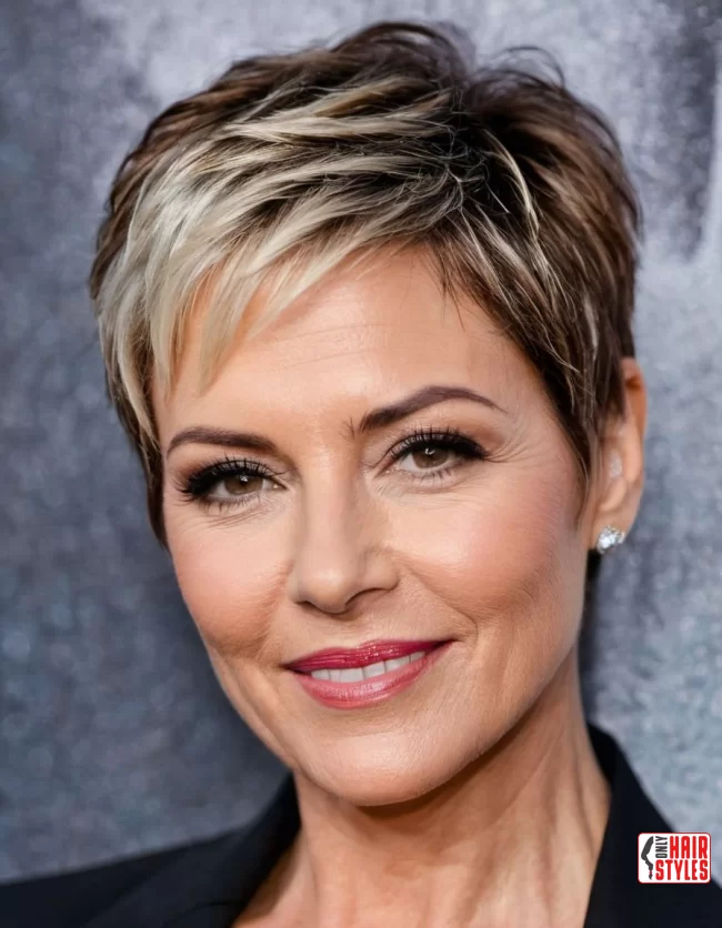 Layered Pixie | Pixie Hairstyles For Women Over 50: Timeless And Trendy Styles