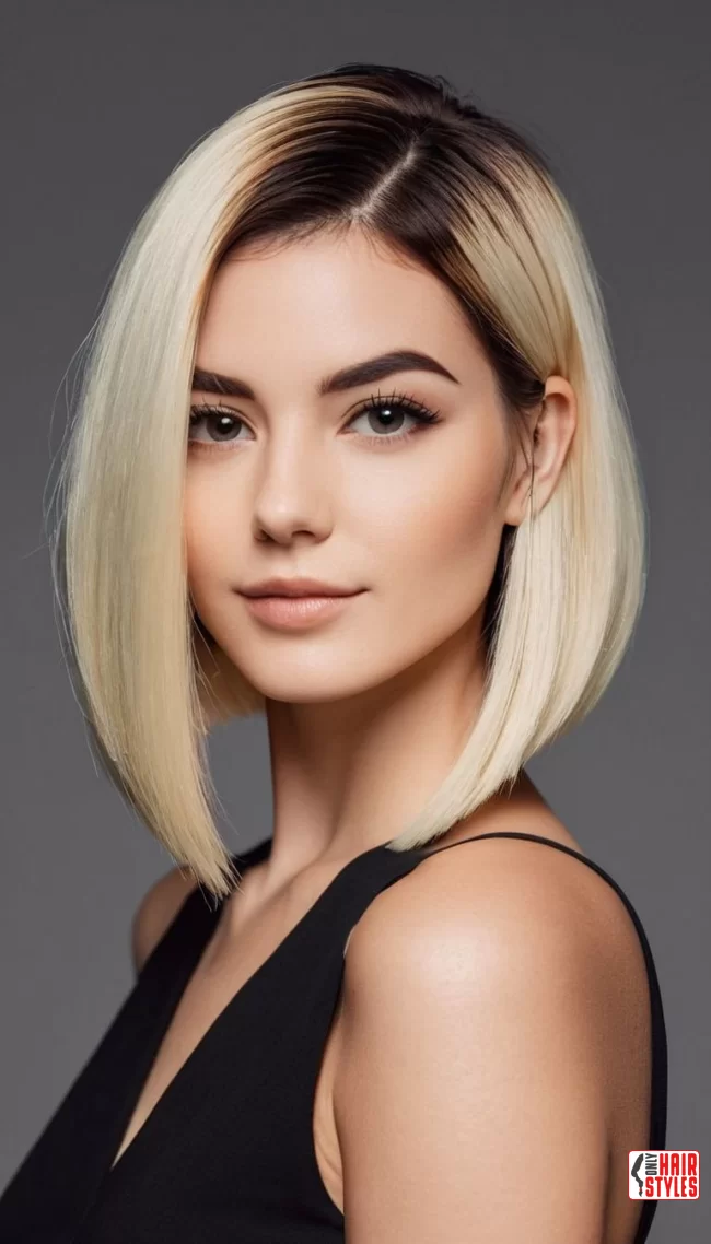 Asymmetrical Bob | Flattering Styles: Top Hairstyles For Square Face Shape