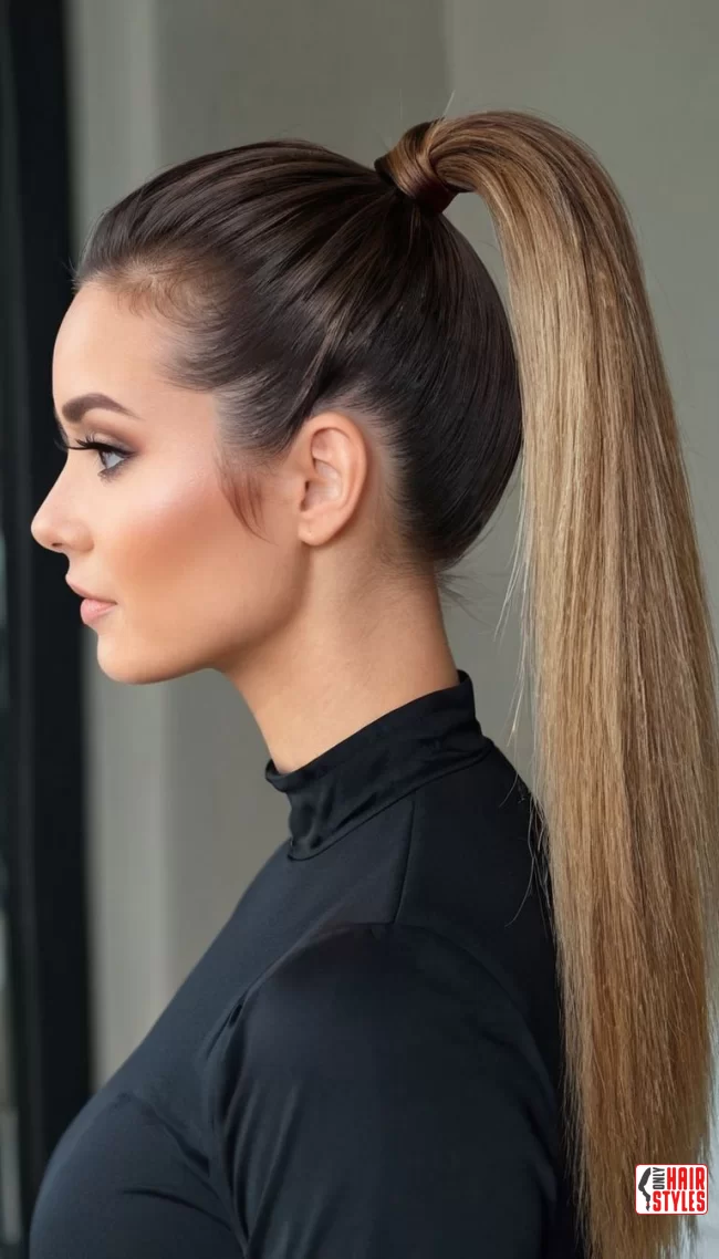 Textured Ponytail | Flattering Styles: Top Hairstyles For Square Face Shape