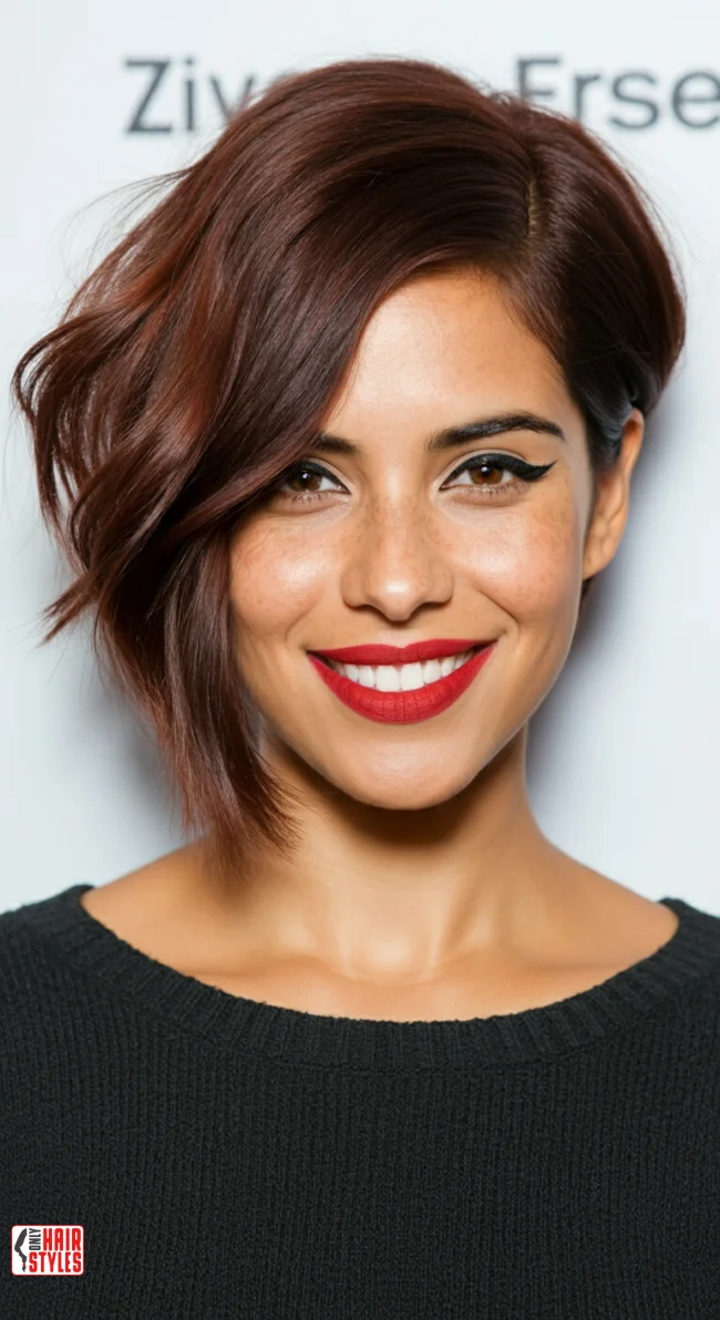 2. Asymmetrical Bob | 10 Inspiring Bob Haircuts For Women With Square Faces
