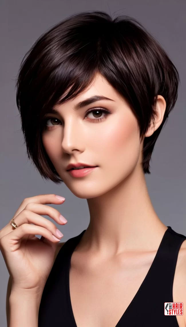 Layered Long Pixie | 15 Flattering Short Haircuts For Square Faces: Elevate Your Style With Chic Choices