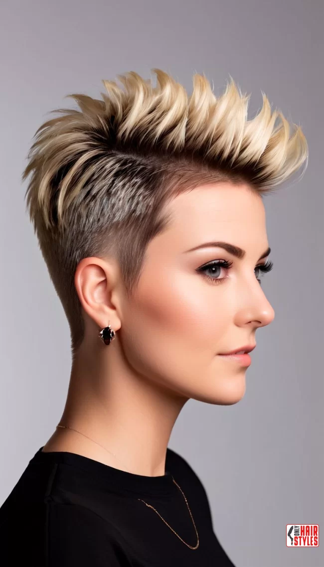 Faux Hawk | 15 Flattering Short Haircuts For Square Faces: Elevate Your Style With Chic Choices