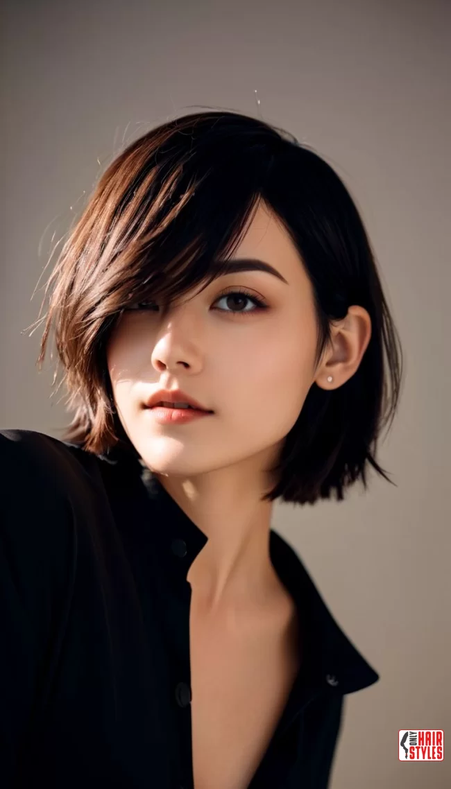 Asymmetrical Bob | 15 Flattering Short Haircuts For Square Faces: Elevate Your Style With Chic Choices