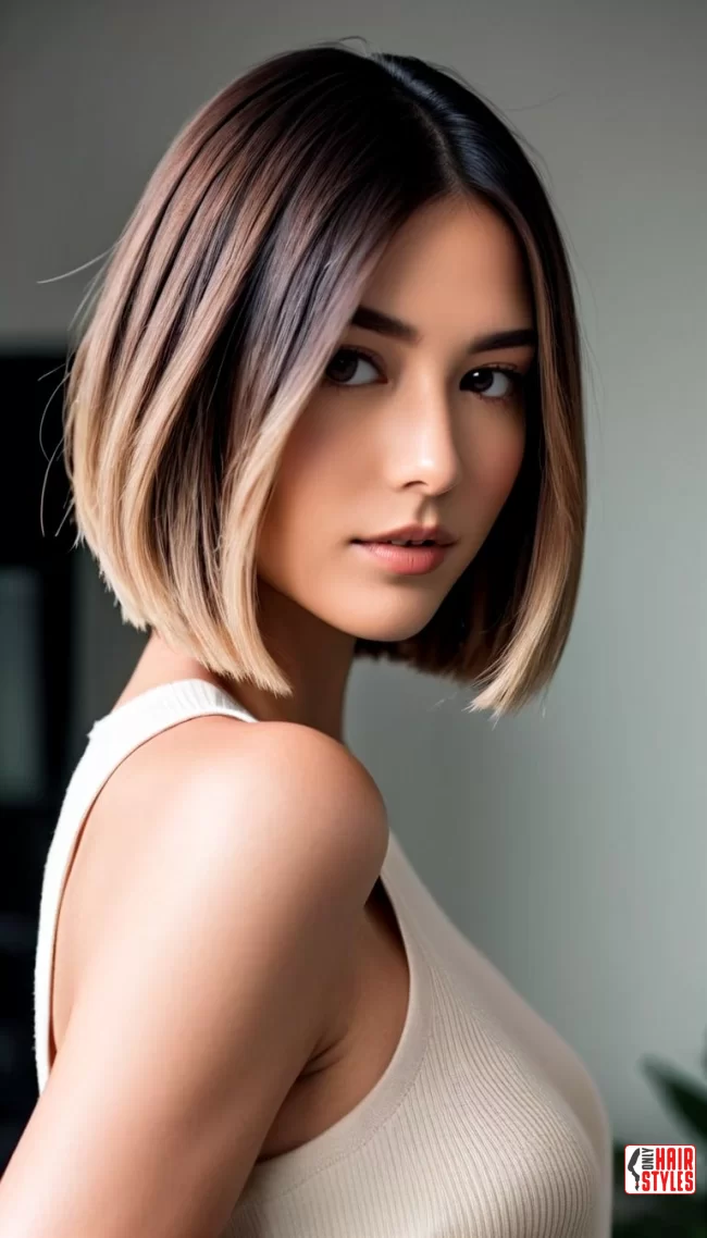 Sleek Straight Lob | 15 Flattering Short Haircuts For Square Faces: Elevate Your Style With Chic Choices