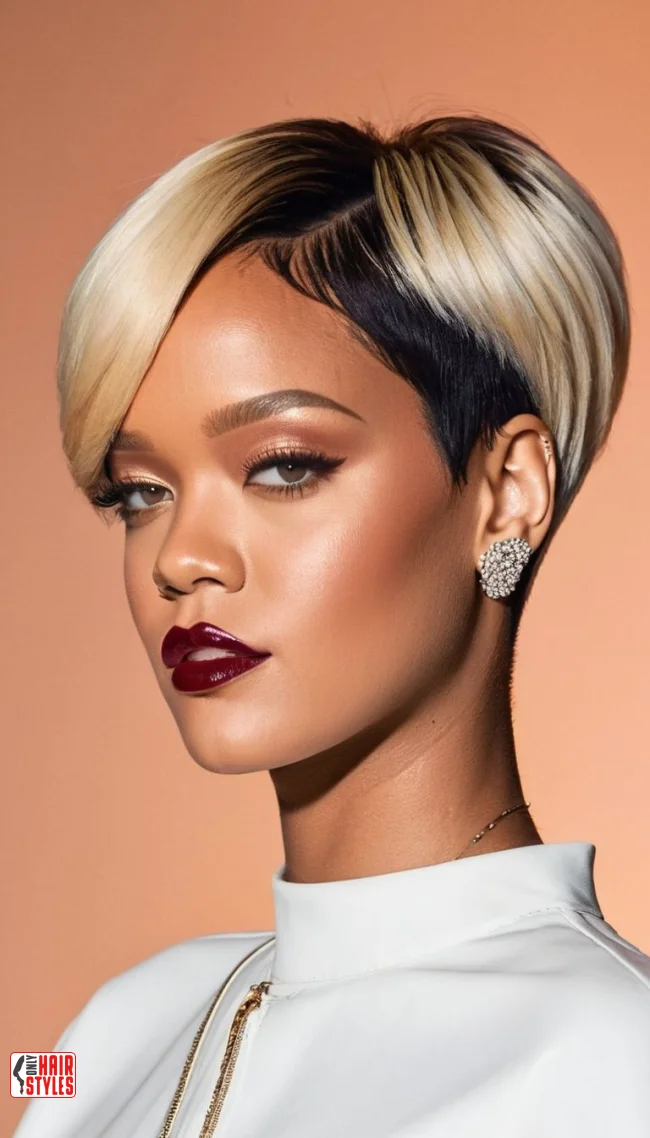 Emphasize the Contrast | Short Haircuts: 2024’S Trendy Two-Tone Styles