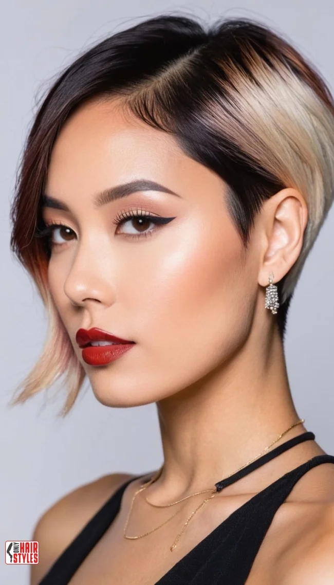 Emphasize the Contrast | Short Haircuts: 2024’S Trendy Two-Tone Styles