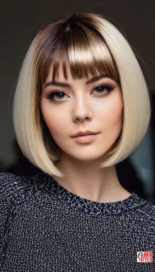 A-Line Bob | Flattering Hairstyles For Round Faces: Unlock Your Best Look!