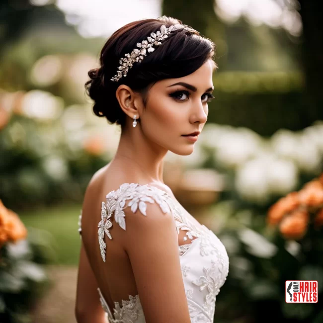 Modern Pixie Perfection | Bridal Hairstyle For Short Hair: Top 10 Picks For Your Big Day!