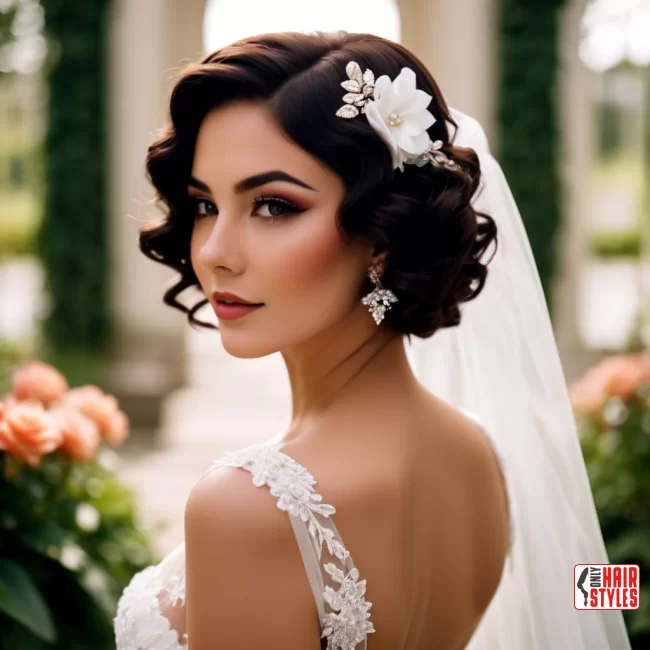 Vintage Glamour Waves | Bridal Hairstyle For Short Hair: Top 10 Picks For Your Big Day!