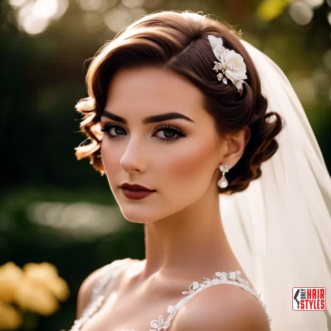 Vintage Glamour Waves | Bridal Hairstyle For Short Hair: Top 10 Picks For Your Big Day!