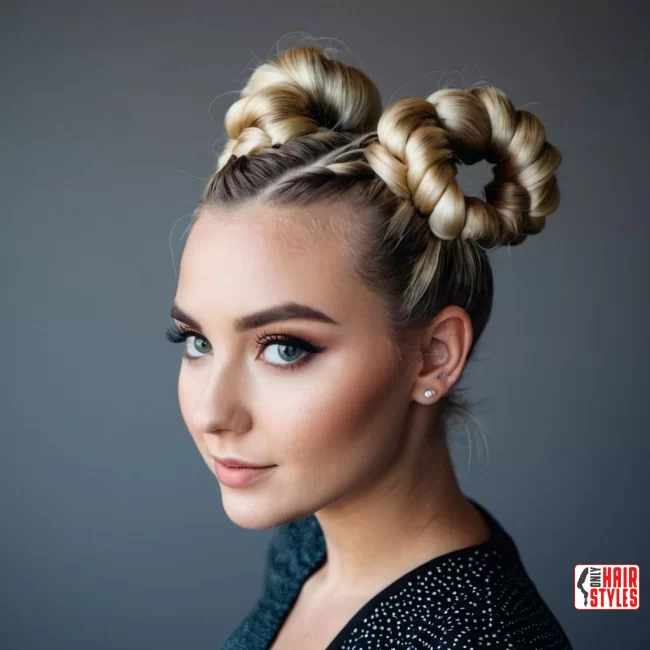 Braided Space Buns | Quick And Easy Space Buns Hairstyle Tutorial With Examples