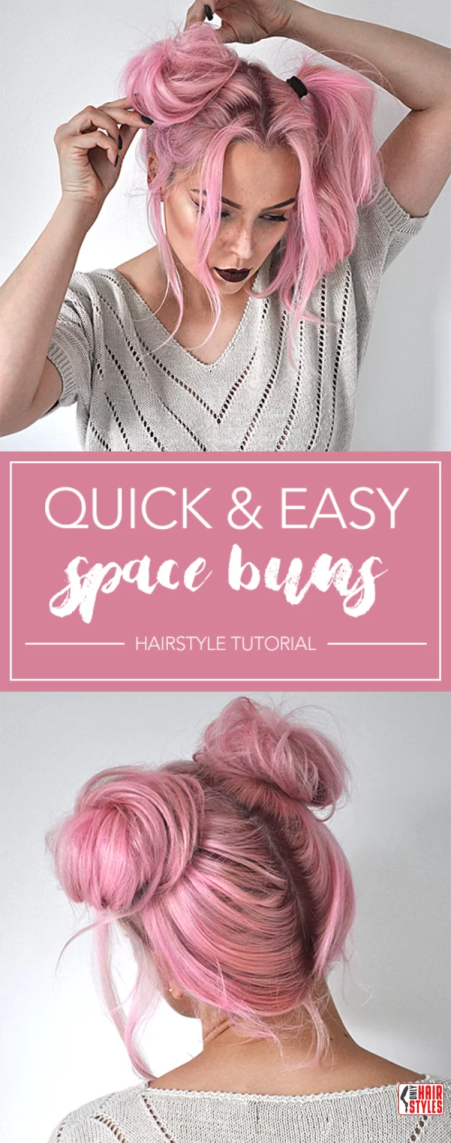 Quick And Easy Space Buns Hairstyle Tutorial | Quick And Easy Space Buns Hairstyle Tutorial With Examples